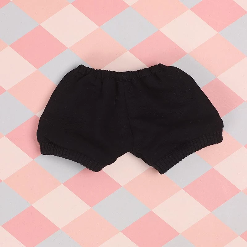 Doll Denim and Casual Pants Collection — Black ribbed elastic-waist pants