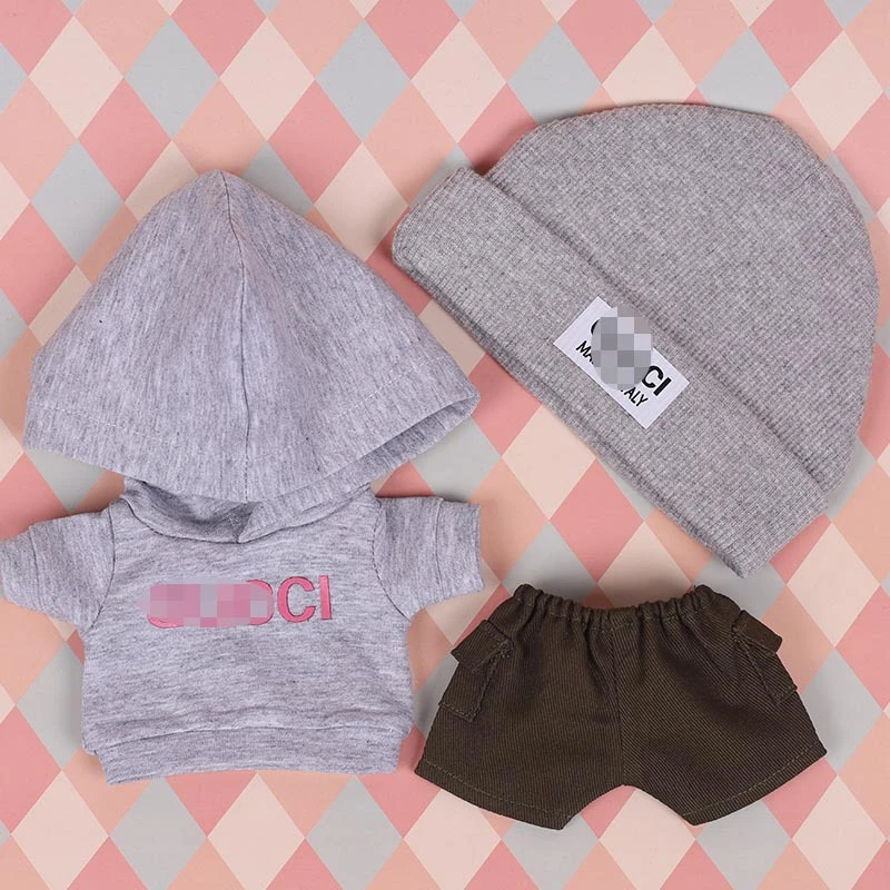 Hoodie, Beanie and Pants Doll Set — wholesale doll clothing and miniature accessory