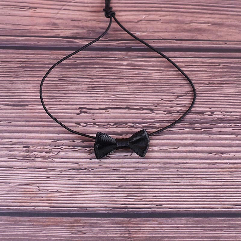 Mini Doll Bow Ties and Neckties — Black bow tie