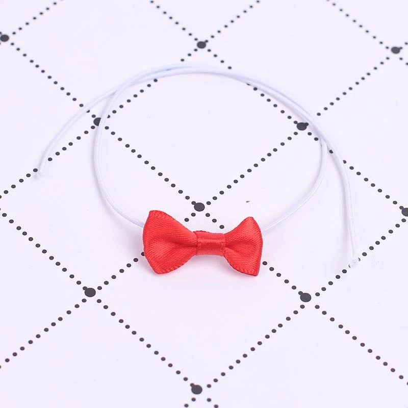 Mini Doll Bow Ties and Neckties — Christmas red bow tie