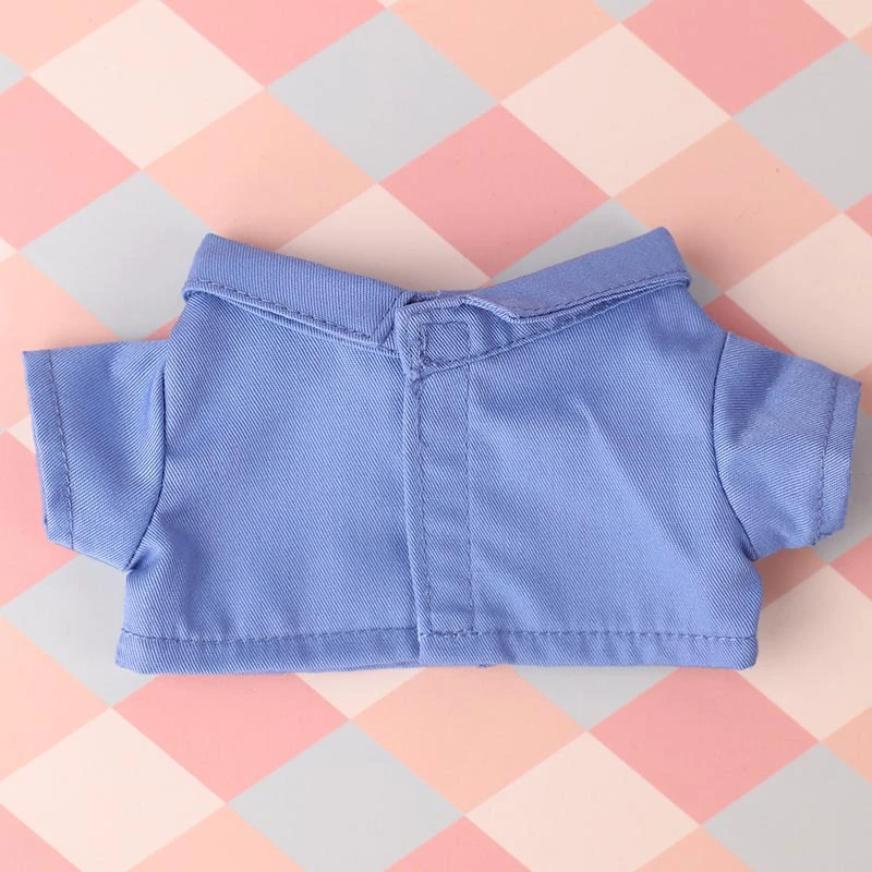 Mini Doll Button Shirts — Dark blue shirt single piece