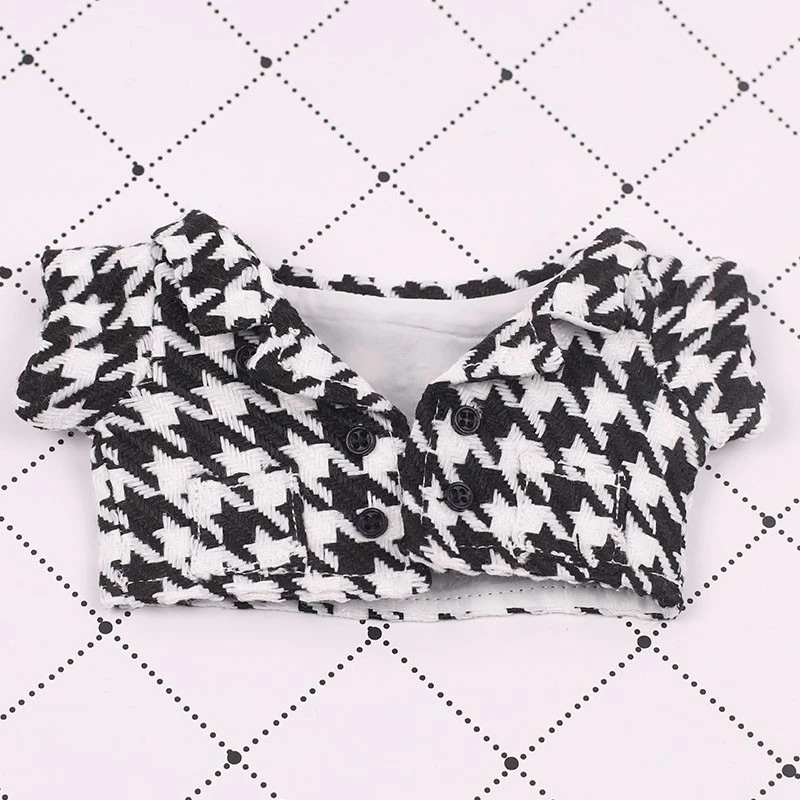 Mini Doll Jacket and Trouser Sets — Houndstooth suit single piece