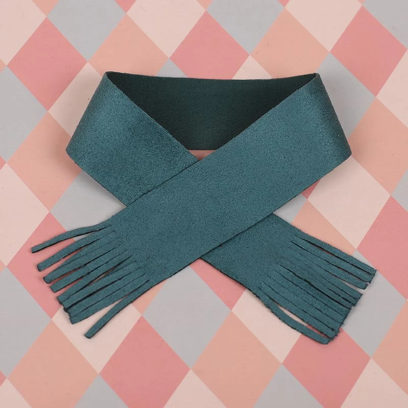 Mini Doll Scarves — Green scarf
