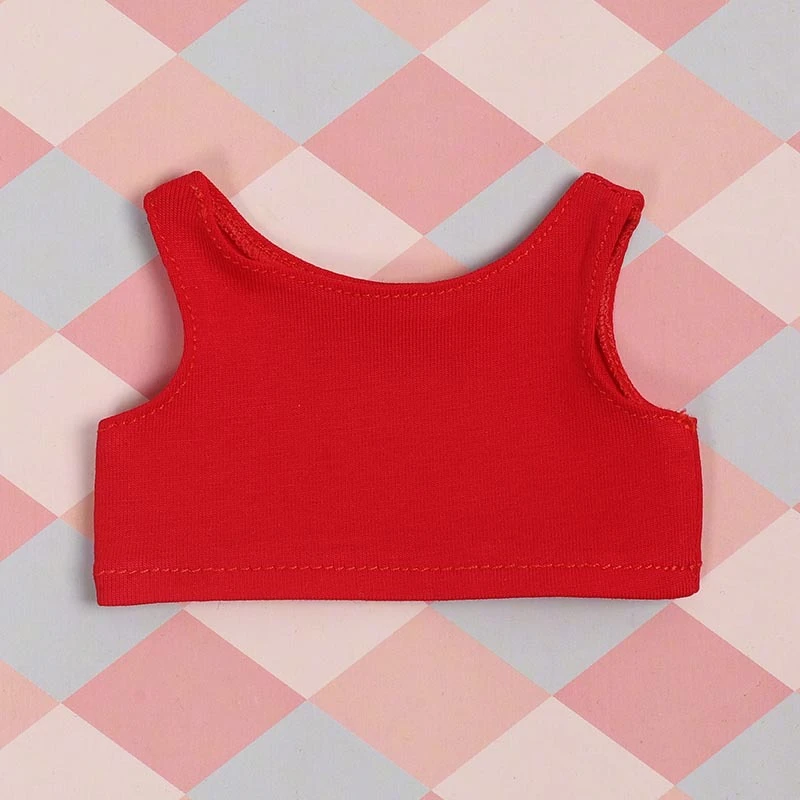 Mini Doll Tank Tops — Red no-logo tank top