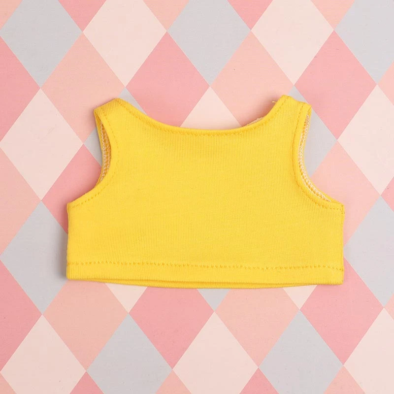 Mini Doll Tank Tops — Yellow no-logo tank top