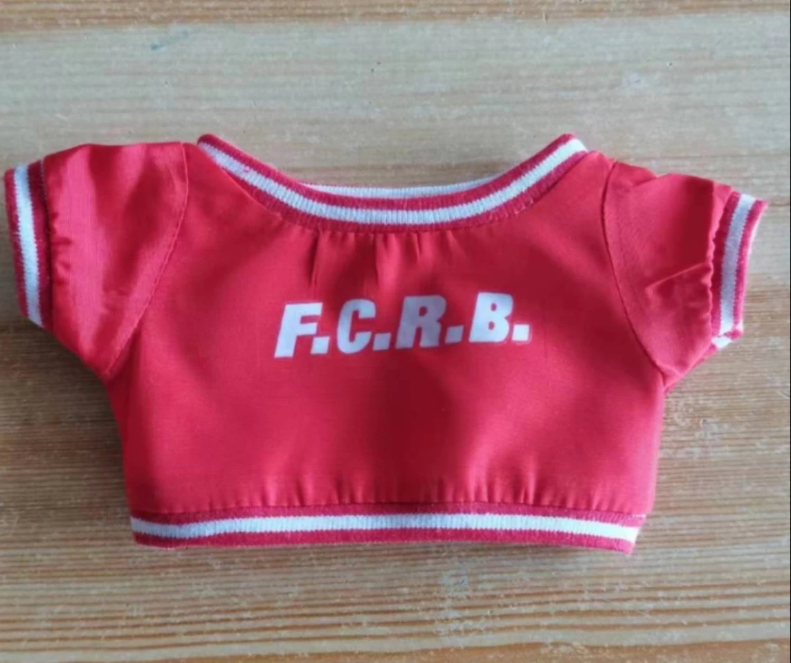 Mini Doll Varsity Jackets and Shirts — 20 cm Red base layer