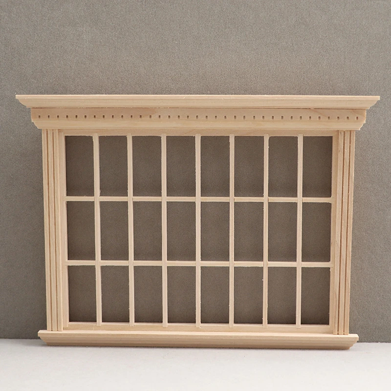 Miniature 24-Pane Window Frame — wholesale doll clothing and miniature accessory