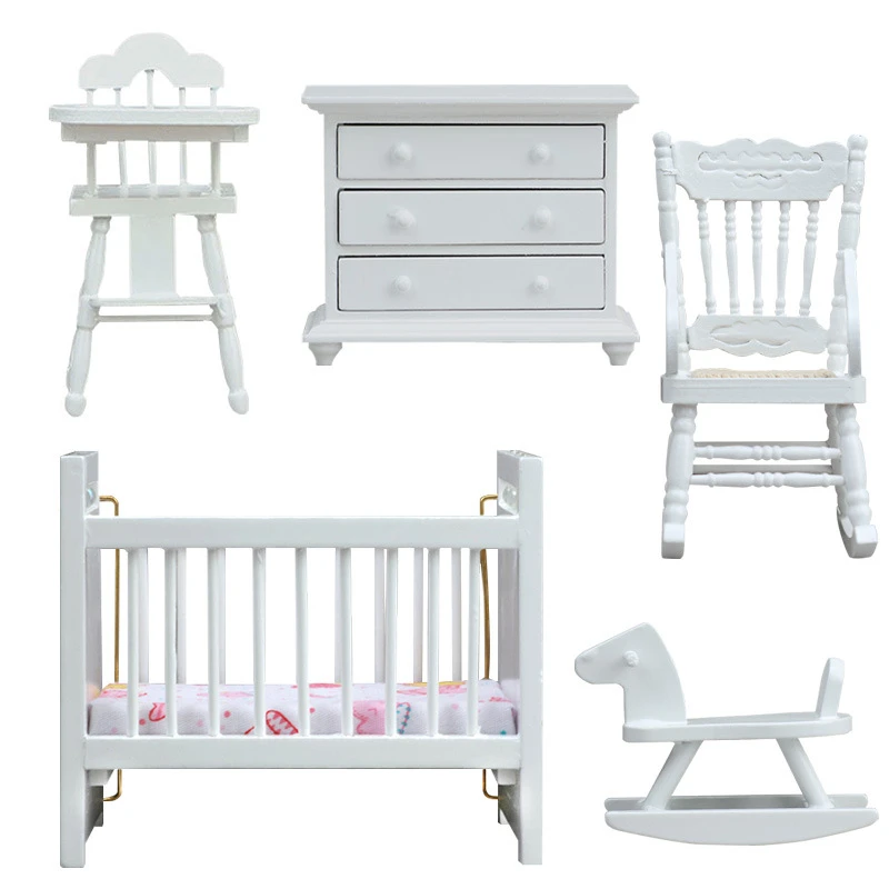 Miniature Baby Room Five-Piece Set — wholesale doll clothing and miniature accessory