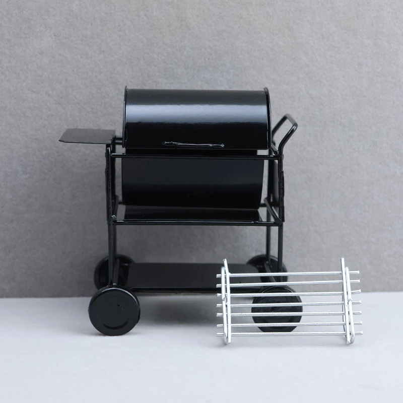 Miniature BBQ Grill Cart — wholesale doll clothing and miniature accessory