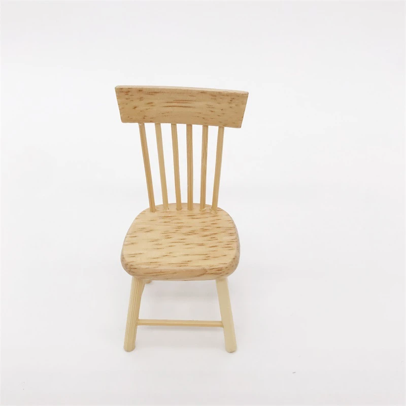 Miniature Dining Chair — Natural wood