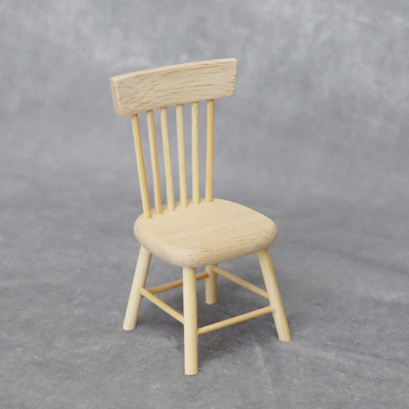 Miniature Dining Chair — Unpainted