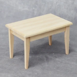 Miniature Dining Table and Chairs — Table Unpainted blank