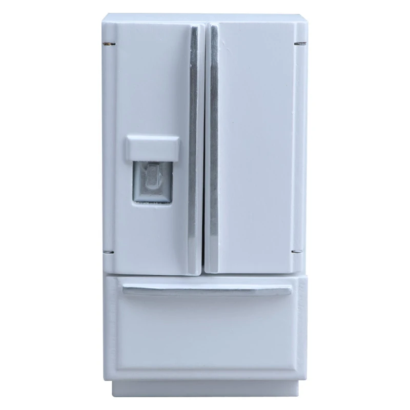 Miniature Double-Door Refrigerator — wholesale doll clothing and miniature accessory