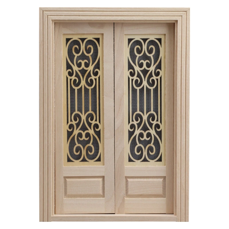 Miniature Double Wooden Door — Main product photo