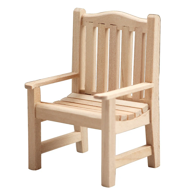 Miniature Garden Bench and Chair Set — Single chair