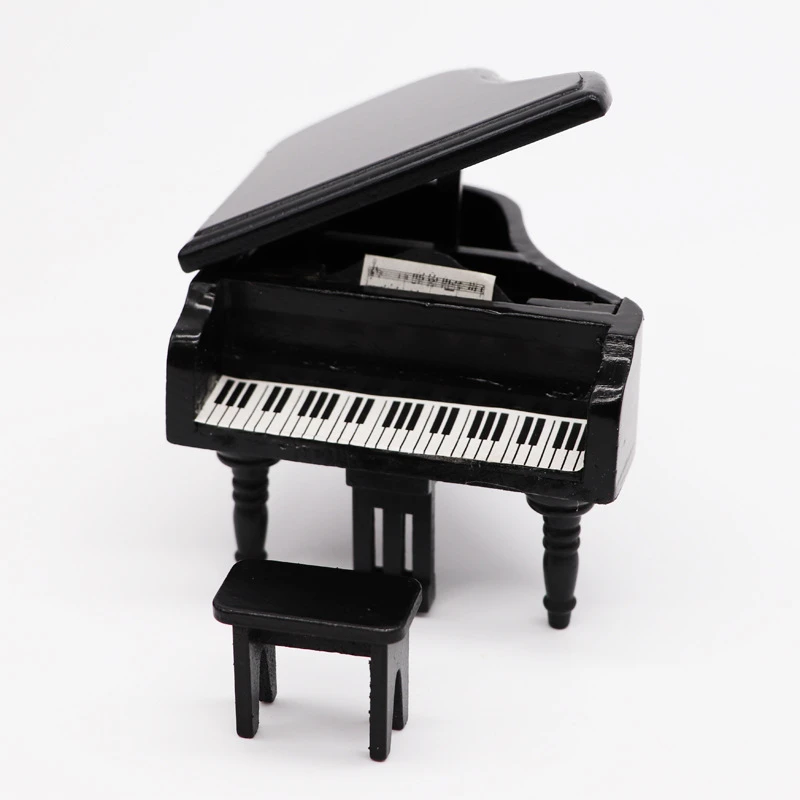 Miniature Grand Piano — Black