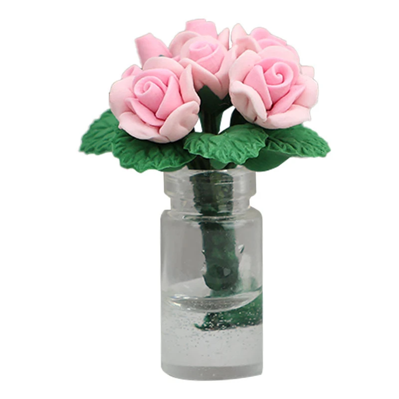 Miniature Potted Roses — Pink