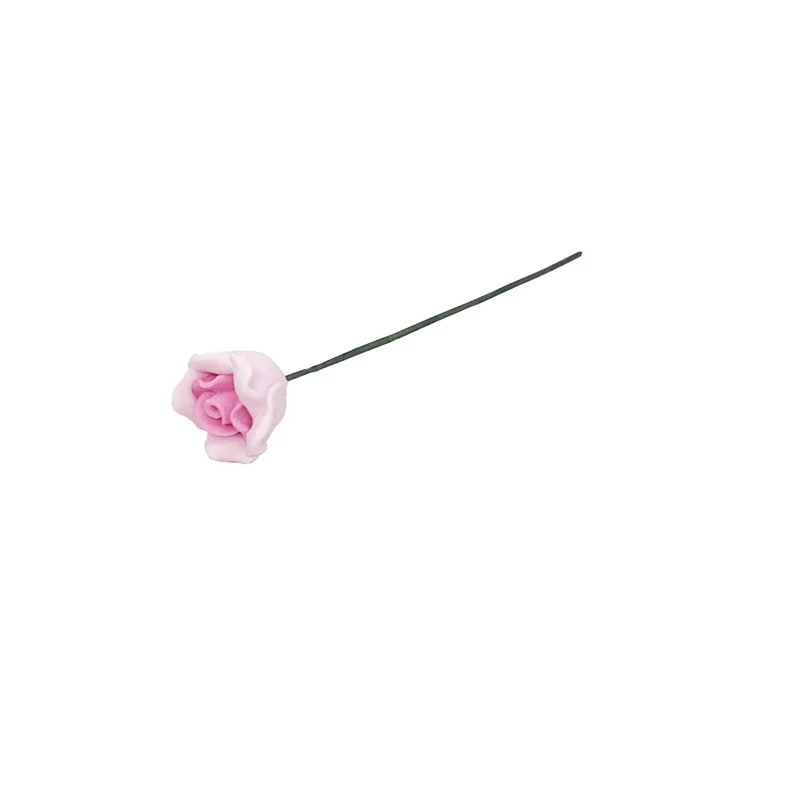 Miniature Rose Stems in Three Colours — Pink