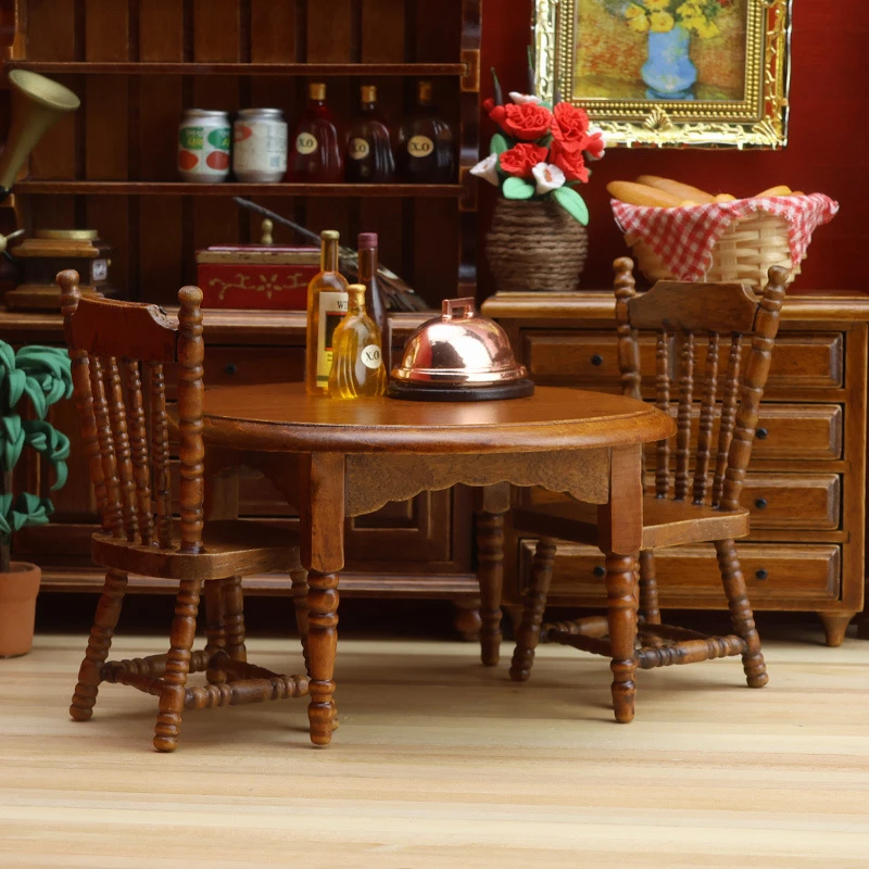 Miniature Round Table and Chairs — Main product photo
