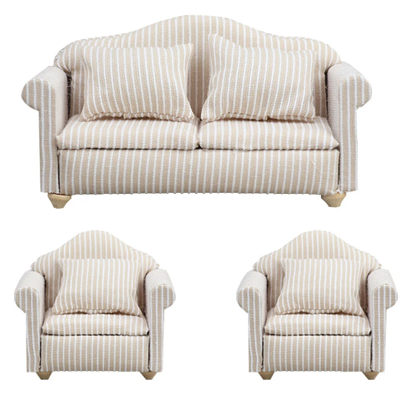 Miniature Three-Piece Sofa Collection — Three-seat sofa