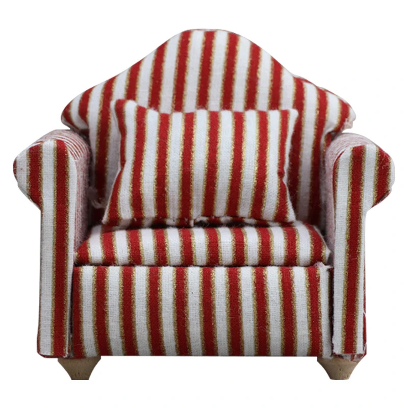 Miniature Sofa and Coffee Table Set — Single-seat sofa