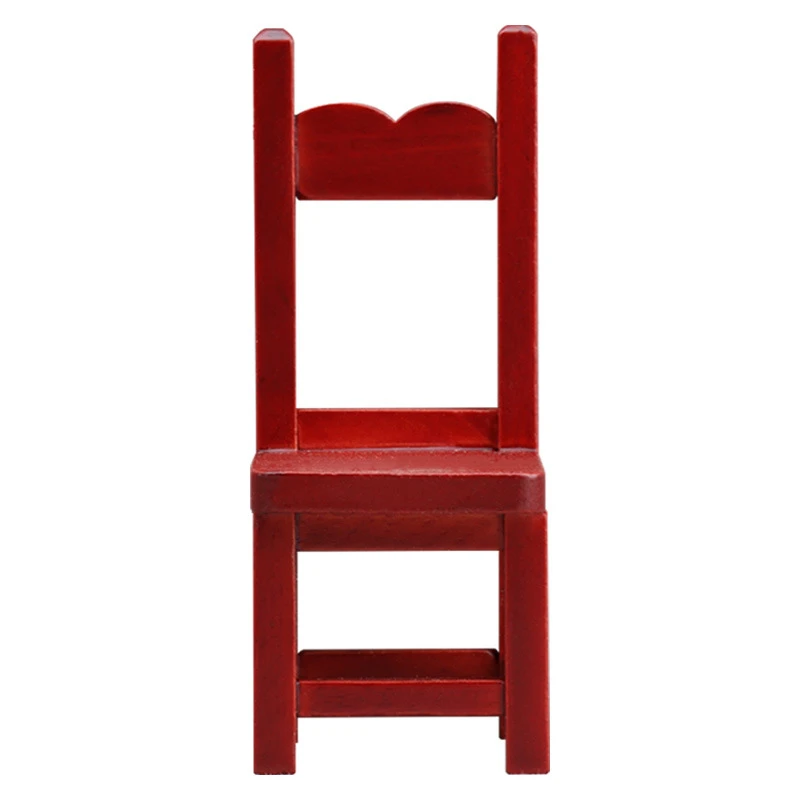 Miniature Solid Wood Chair — Mahogany