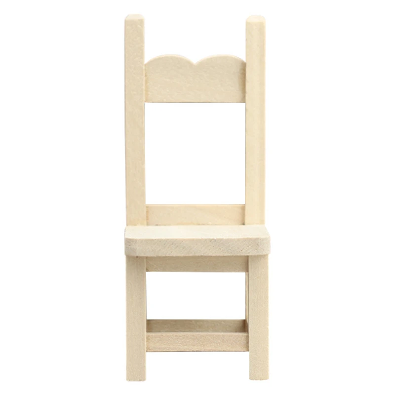Miniature Solid Wood Chair — Unpainted blank