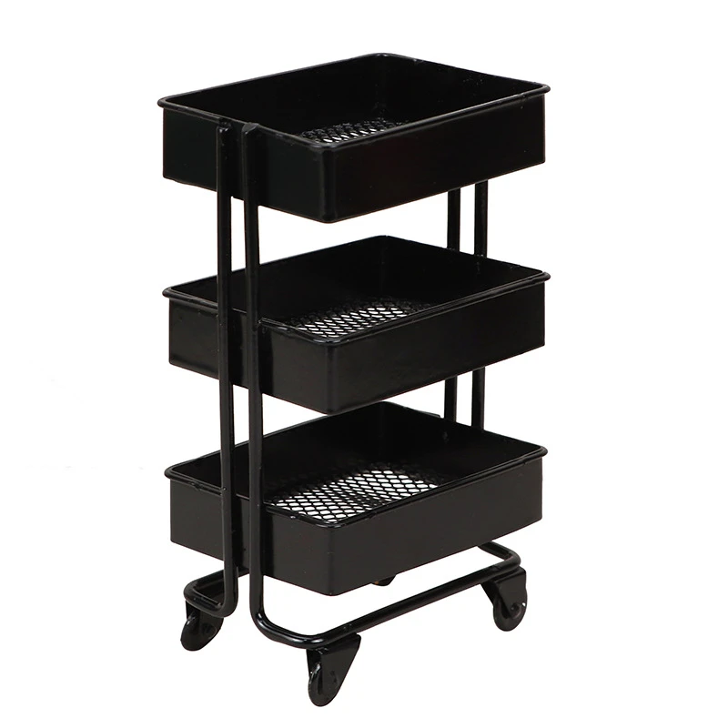 Miniature Storage Trolley — Black