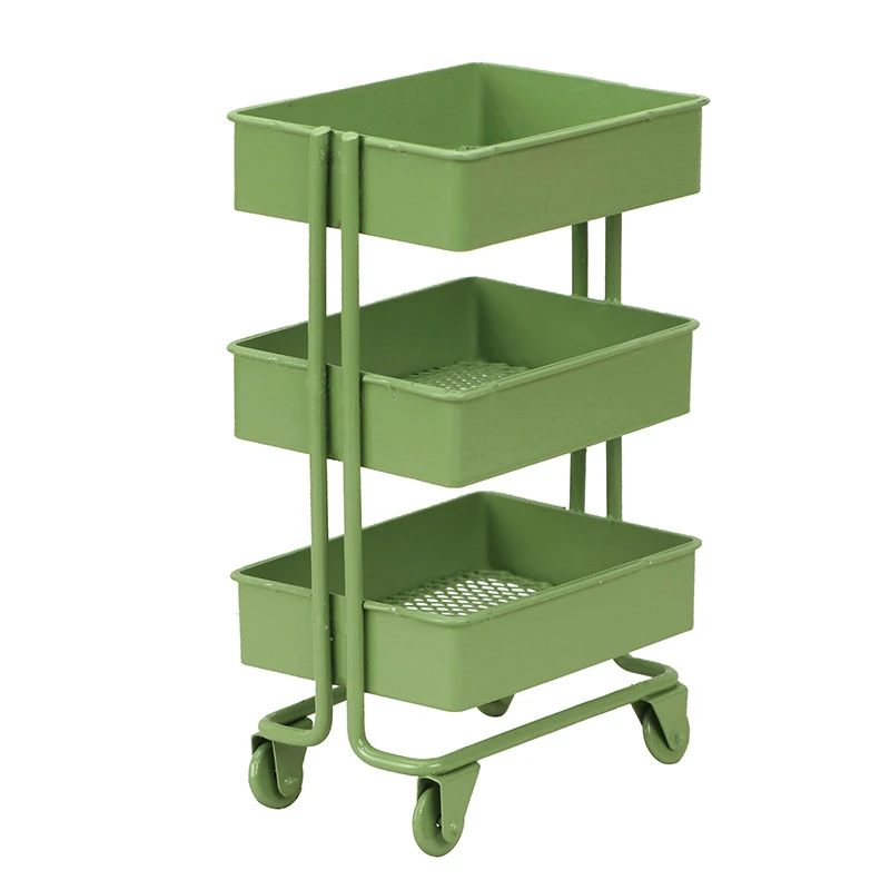 Miniature Storage Trolley — Army green