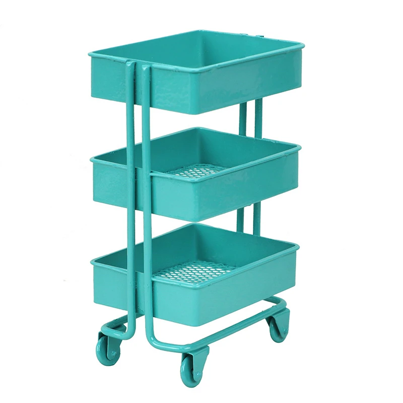 Miniature Storage Trolley — Lake blue