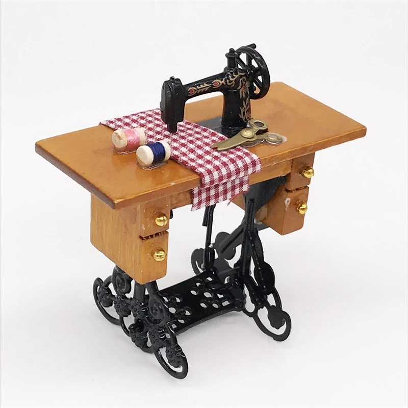 Vintage Miniature Sewing Machine — wholesale doll clothing and miniature accessory