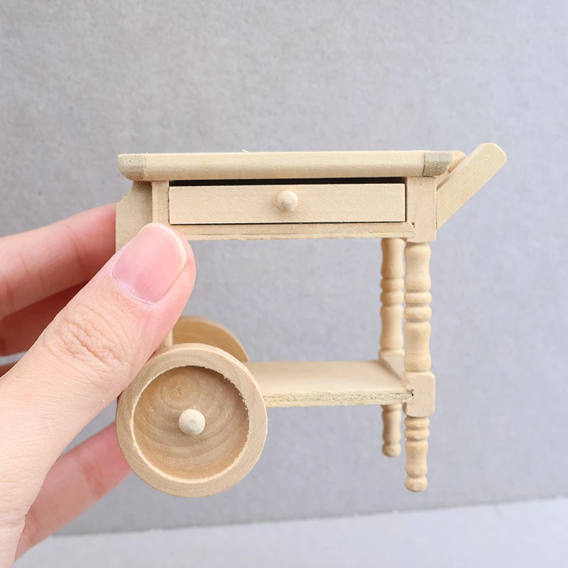 Vintage Miniature Tea Trolley — wholesale doll clothing and miniature accessory