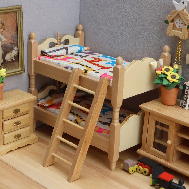 Miniature Wooden Bunk Bed — Main product photo