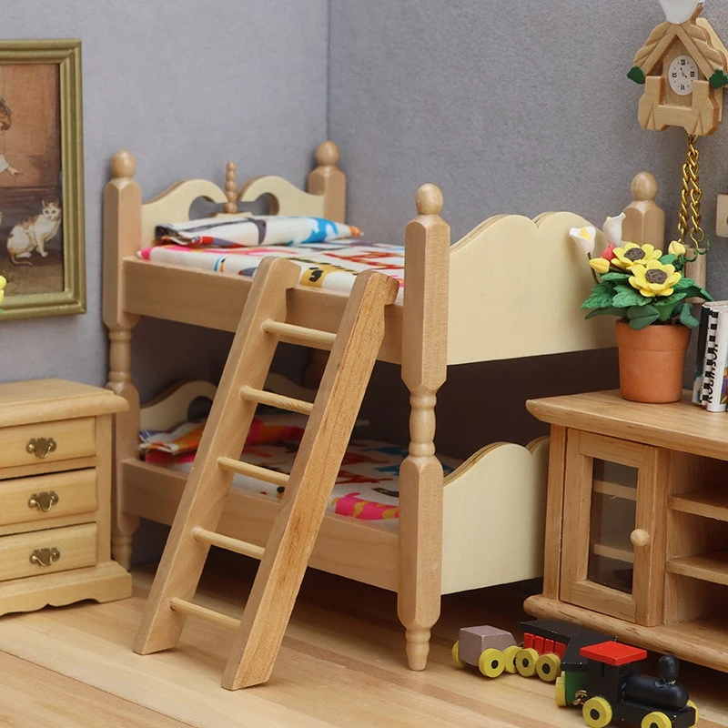 Miniature Wooden Bunk Bed — Main product photo