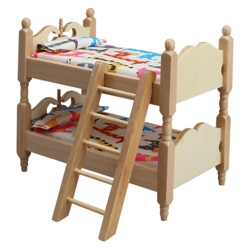 Miniature Wooden Bunk Bed — Main product photo