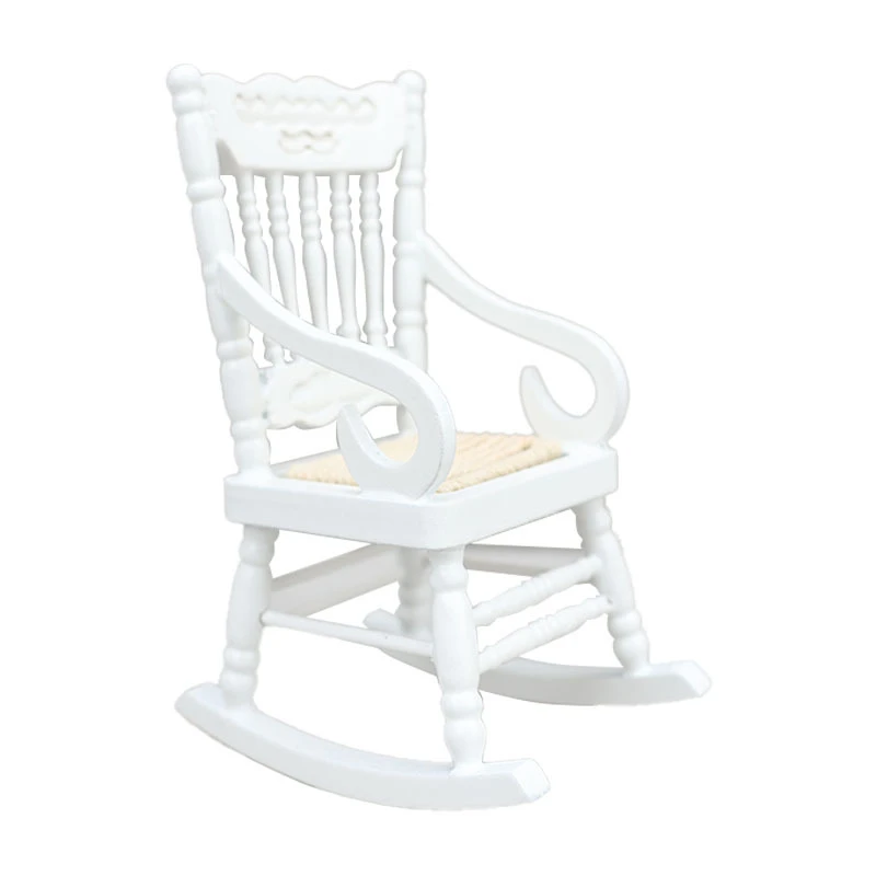 Miniature Woven Rocking Chair — wholesale doll clothing and miniature accessory