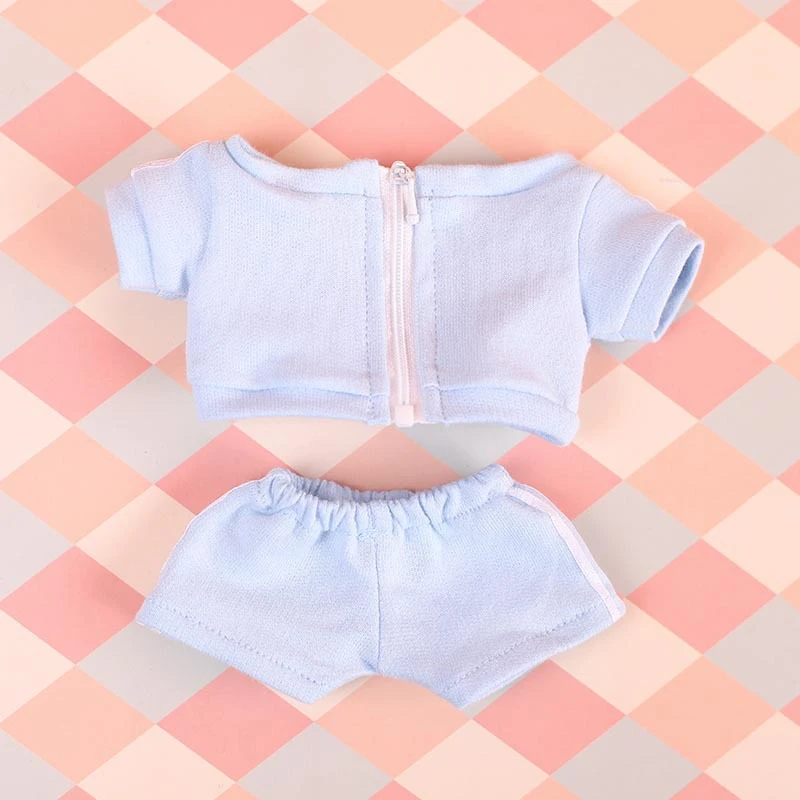 Two-Piece Doll Tracksuits — Light blue blank tracksuit 2-piece set