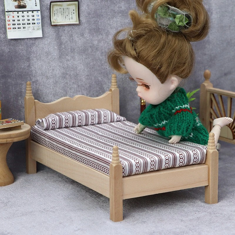 Unpainted Classic Miniature Single Bed — Main product photo