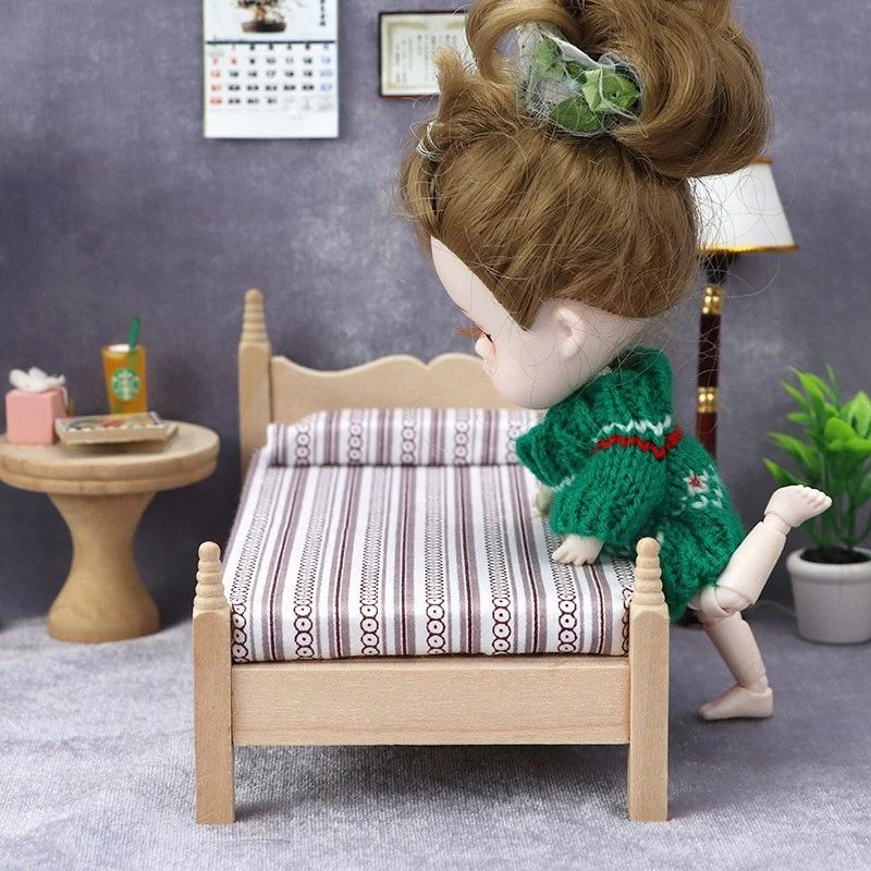 Unpainted Classic Miniature Single Bed — Main product photo