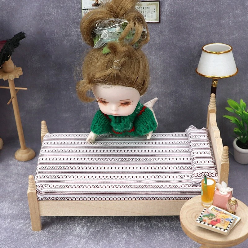 Unpainted Classic Miniature Single Bed — Main product photo
