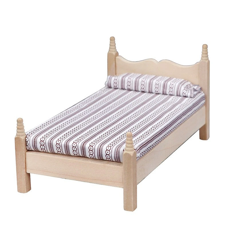 Unpainted Classic Miniature Single Bed — Main product photo